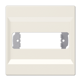 Placa central para toma D serie LS990 JUNG LS994-1 Blanco marfil