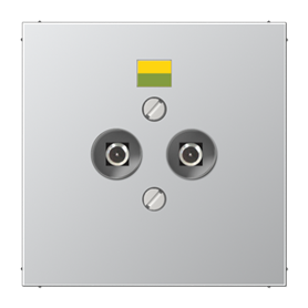 Enchufe compensacion potencia serie LS990 JUNG AL2965-2 Aluminio