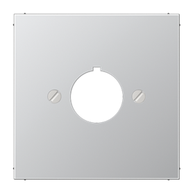 Placa central para aparatos de mando serie LS990 JUNG AL2964 Aluminio