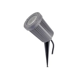Proyector piqueta Led TIR 5W 345Lm 3K CRISTHER 319A-L2105A-03 Gris 36º