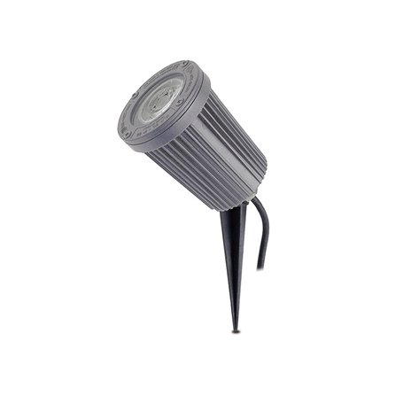 Proyector piqueta Led TIR 5W 345Lm 3K CRISTHER 319A-L2105A-03 Gris 36º