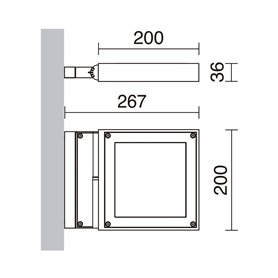 Proyector Led TINA 26W 3340Lm 4K CRISTHER 928B-L3326B-04 Antracita 30º