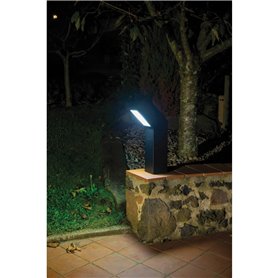 Baliza Led CLINA 10W 940Lm 4K CRISTHER 492A-L0205B-02 Negro