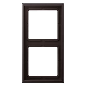 Marco doble 81x152mm serie LS ZERO JUNG LSZAL982BFD Dark