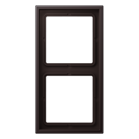 Marco doble 81x152mm serie LS ZERO JUNG LSZAL982BFD Dark