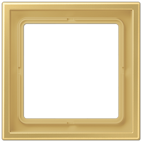 Marco simple 81x81mm serie LS ZERO JUNG LSZME981BFC Laton classic