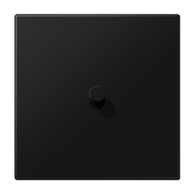 Placa con palanca CONO serie LS 1912 JUNG AL12-0SWMK08 Negro mate