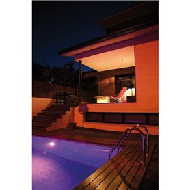 Empotrable Led RGB sumergible PAL 4W RGB CRISTHER 661A-L0404D-30 inox