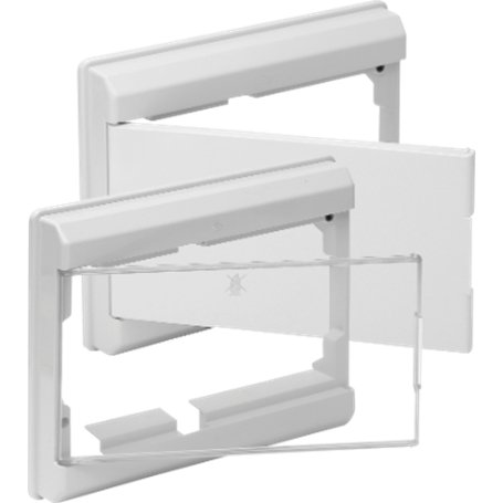 Marcos y puertas para cajas 761-191-694G SOLERA 5244B blanco y puerta transparente