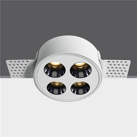 Empotrable de techo 10W 230V 3K 700Lm ONE LIGHT 10110HTR/W/W Blanco 