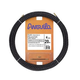 Guia Pasacables Anguila 70400020 MAX 4mm Triple Trenzado.20mt Negra