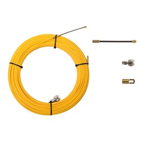 Pasacables ind. ANGUILA 30600050 6mm 50m Fibra Term.intercambiables amarillo