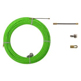 Pasacables ind. ANGUILA 71600080 6mm 80m Poliester Term.intercambiables verde