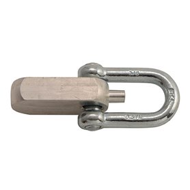 Grillete de enganche aluminio para Guias Anguila 43005000 53MM M12