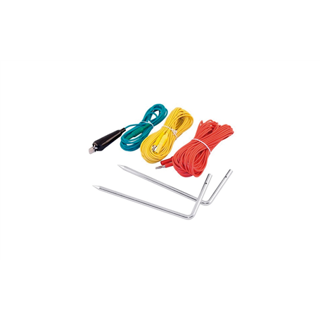 Kit medicion resistencia de tierra cables y picas KPS MULTICHECK ERS