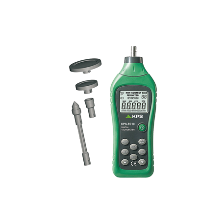 Tacometro digital con contacto para medir velocidad rotacion KPS KPS-TC10