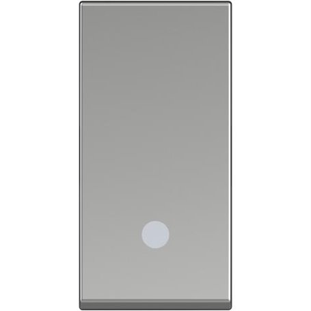 Interruptor estrecho iluminable BTICINO RA4001L Classia 1 modulo Aluminio