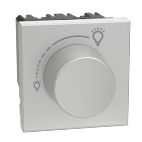 Regulador rotativo de iluminacion ancho BTICINO RA4415 Classia 2 modulos Aluminio