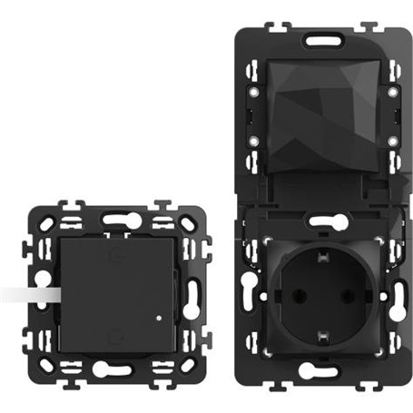 Kit de inicio para conexion con Netatmo BTICINO RG4501C Classia Dark