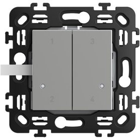 Comando 4 escenarios para conexion con Netatmo BTICINO RA4575CW Classia Aluminio