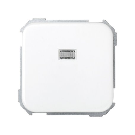 Pulsador neutro con luminoso SIMON 31 10A 250V 64x65mm 31669-30 Blanco