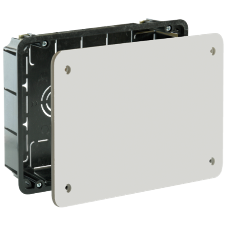 Caja conexion empotrar 164x106mm Tapa con tornillos SOLERA 5363 Blanco