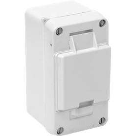 Caja estanca distribucion 3 elementos IP54 82x155x82 SOLERA 898B Blanco