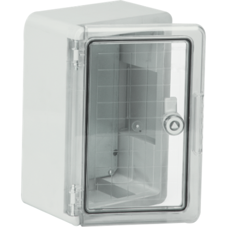 Armario estanco termoplastico 200x300x130 transparente SOLERA MBK203013T