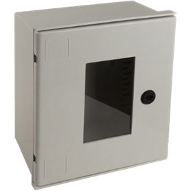 Armario estanco poliester 250x300x160 transparente vacio SOLERA PX253016TP