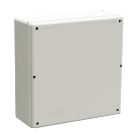 Caja estanca 354x354x131 mm sin conos SOLERA 822 Gris