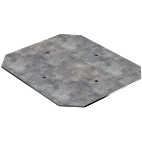 Placa metalica 150x130x1,5 mm SOLERA PM817