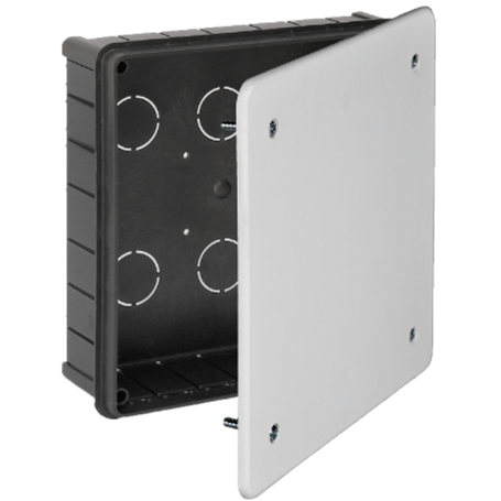 Caja conexion empotrar Deribox 200x200x65mm Tapa con tornillos SOLERA 320