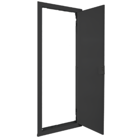 Marco y puerta metálico para hueco obra 304x730mm SOLERA KIT-MRP56NG Grafito