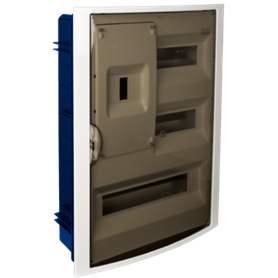 Caja distribucion empotrar 30+4 elementos SOLERA Arelos Blue 5430PFHGW puerta fume