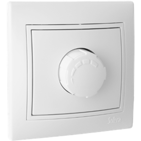 Regulador Led monobloc 83x81mm serie Europa SOLERA ERP31LEDU Blanco