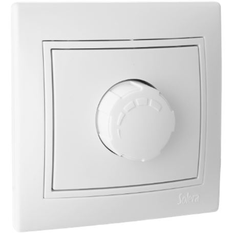 Regulador Led monobloc 83x81mm serie Europa SOLERA ERP31LEDU Blanco