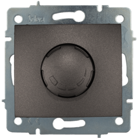 Regulador Led sin marco serie Europa SOLERA ERP31LEDNG Grafito