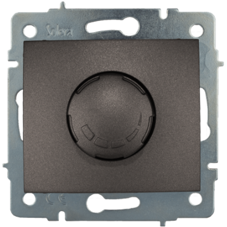 Regulador Led sin marco serie Europa SOLERA ERP31LEDNG Grafito