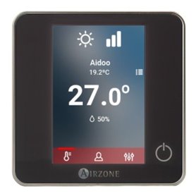 Termostato cable Aidoo Pro Blueface Zero AIRZONE AZAI6BLUEZEROCN Negro