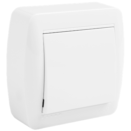 Conmutador de cruce 10AX 250V de superficie serie Mural SOLERA MUR09U Blanco