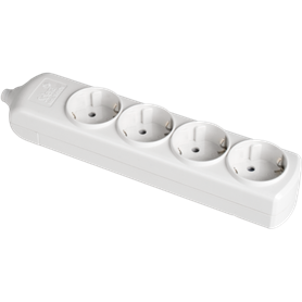 Base múltiple de 4 tomas 2P+T, 16A 250V sin cable serie 8000 SOLERA 8004