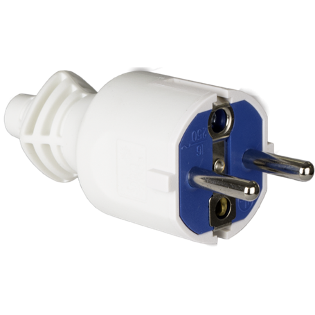 Clavija 2P+T 16A 250V color blanco SOLERA 706CB