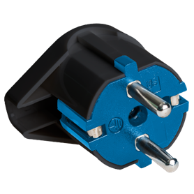 Clavija 2P+T 16A 250V color negro SOLERA 6566N