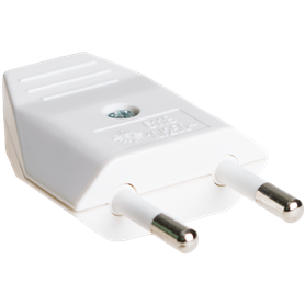 Clavija 2P 10A 250V color blanco SOLERA 6118
