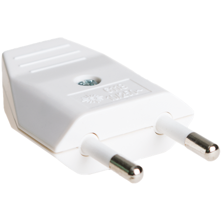 Clavija 2P 10A 250V color blanco SOLERA 6118