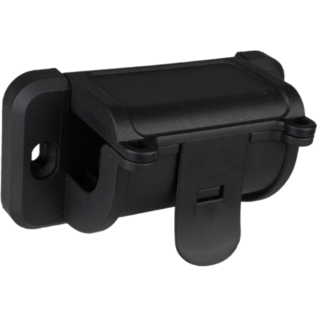 Soporte de pared para enrollacable negro SOLERA SOP-7000