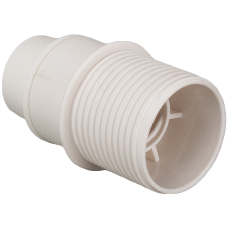 Portalamparas E-14 2A 250V color blanco SOLERA 6584CTB