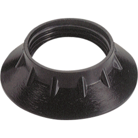 Arandela contra anillo para portalamparas color negro SOLERA 731N