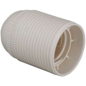 Portalamparas E-27 4A 250V color blanco SOLERA 6829CRB