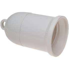 Portalamparas E-27 para obras 4A 250V color blanco SOLERA 6618
